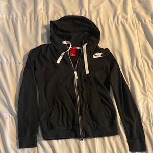 Nike Women's Dark Gray Full Zip Hoodie